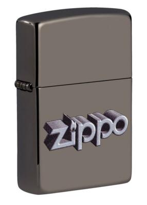 今更のZiPPOです。 Zippo Windproof Lighter With 3D Graphics, Black Ice, 49417, New In