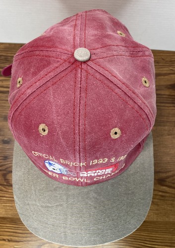 VTG ACME BRICK Baseball Cap Hat DALLAS COWBOYS Super Bowl Champs 1993 1994 - Picture 8 of 12