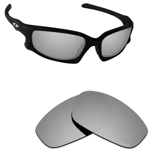 Hawkry SaltWater Proof Silver Titanium Replacement Lense for-Oakley Split Jacket - 第 1/3 張圖片