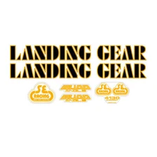 2016 SE Racing - Quadangle decal set in BLACK/GOLD