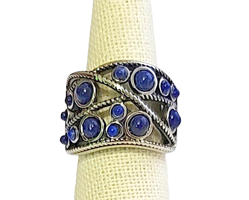 Vintage Nachlass Lapislazuli Ring Größe 7,5