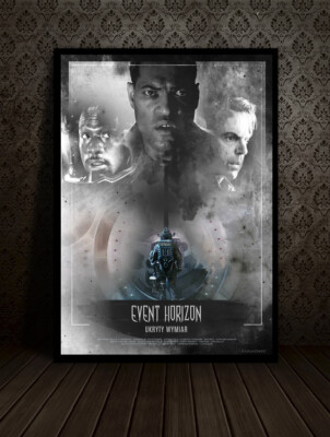 EVENT HORIZON polish movie poster print horror Laurence Fishburne Sam  Neill