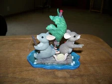 Fitz and Floyd Charming Tails "ADVENTURE BOUND" Figurine 83/100 Excellent Condit