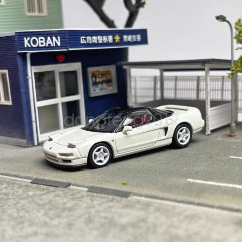 Motore HJ 1:64 JDM bianco NSX NA1 modello sportivo da corsa auto in metallo pressofuso - Foto 3 di 11