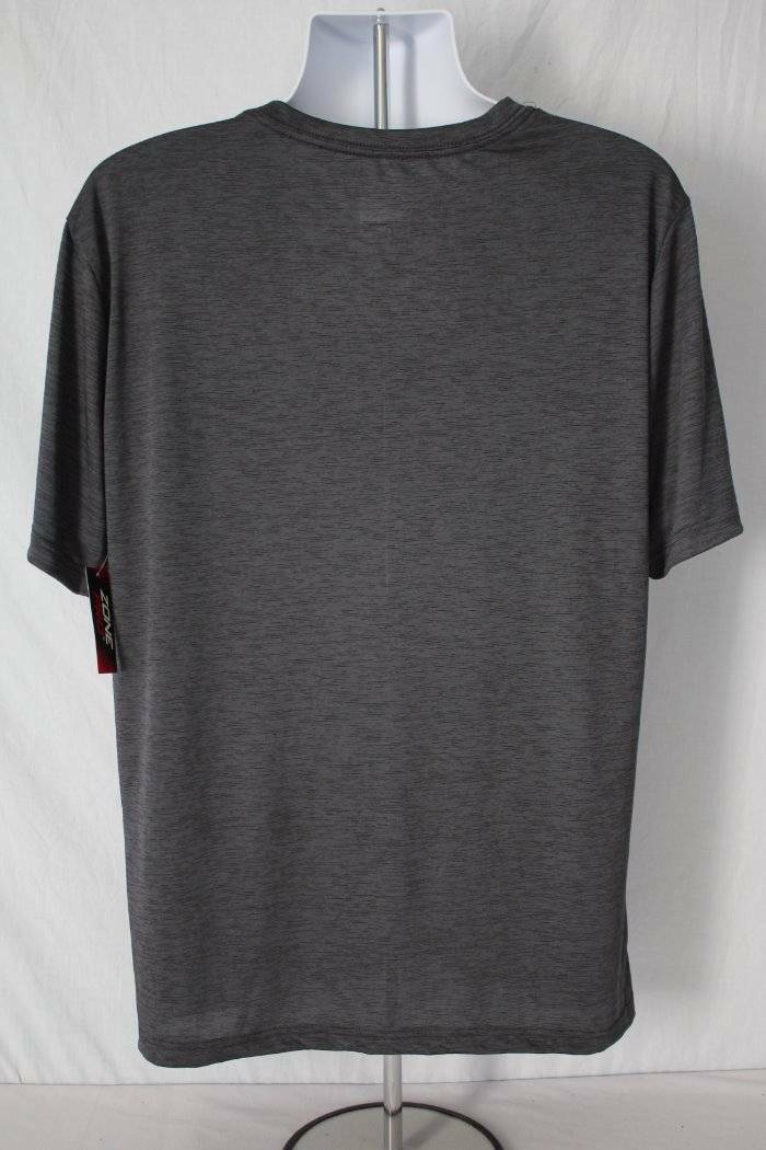 Mens Silky Athletic T Shirt Size Large Active Wear Sports Fitness Running Casual image 3