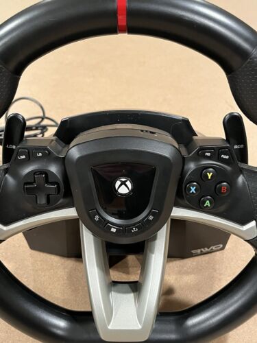 Hori Racing Steering Wheel for Xbox Series X/S Black, w/ Table Mount. See Detail - Picture 4 of 7