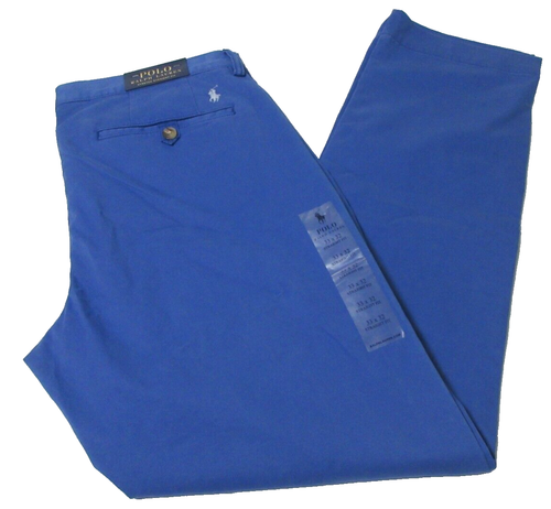 Pantalones Polo Ralph Lauren Para Hombre Clásicos Elastizados Calce Recto Azul Talla 33/32 - Imagen 2 de 3