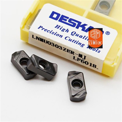 Fast forward rough milling lnmu0303zer-mj lf6018 indexable insertion for exn03 - Picture 2 of 3