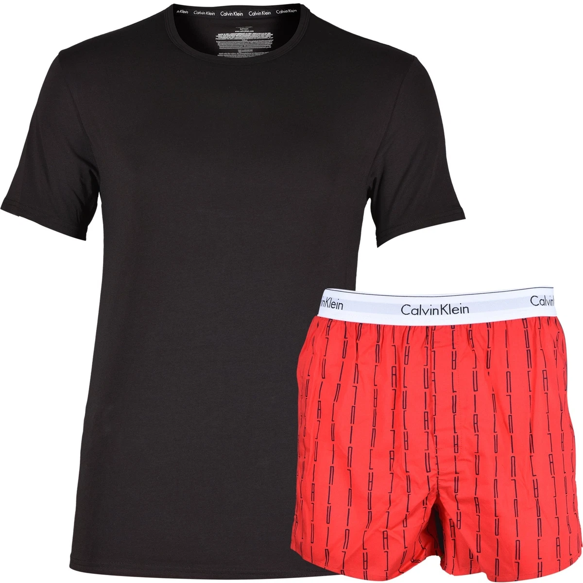 T shirt calvin hot sale klein noir homme