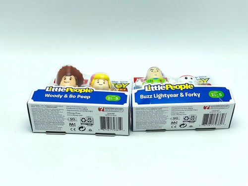 Neu FP Toy Story 4 Little People Woody Bo Peep Forky Buzz Lightyear Figurensets - Bild 3 von 3