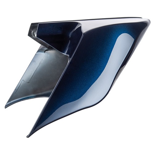 Panel de cubierta lateral extendido Big Blue Pearl ABS para Harley 2009-2013 - Imagen 2 de 8