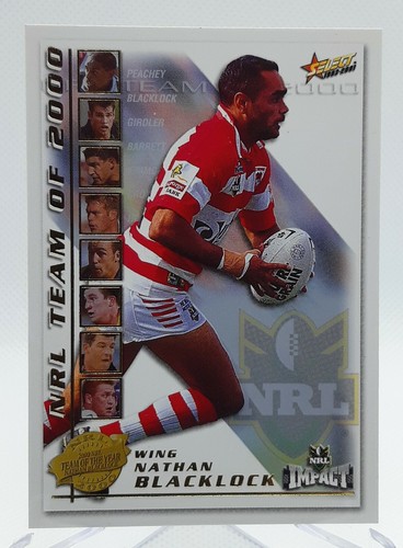 2001 NRL Impact Trading Cards Inserts - Picture 12 of 33