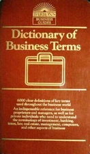 Dictionary of Business Terms (Barrons Business Guides) - VERY GOOD