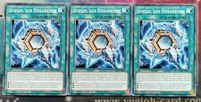 3x Spiegel der Eisbarriere SDFC-DE031 COMMON DEUTSCH PLAYSET 1.Auflage Yu-Gi-Oh