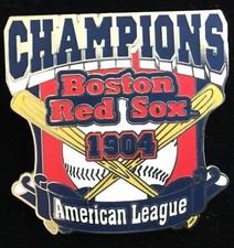 BOSTON RED SOX 1904 AMERICAN LEAGUE CHAMPIONS WILLABEE &amp; WARD  SERIES PIN