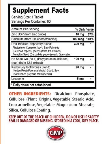 hair grow vitamins - DHT BLOCKER HAIR FORMULA - saw palmetto capsules 3BOTTLE - Picture 2 of 12