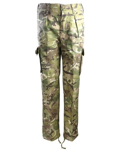 Boys Army Trooper Soldier Outfit KIDS 3-13 TROUSERS CAP UBAC Shirt Top BTP CAMO - Picture 3 of 9