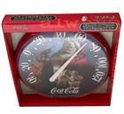 New! VTG 1990s Coca Cola 12” Wall Hanging Thermometer Santa Christmas USA Made