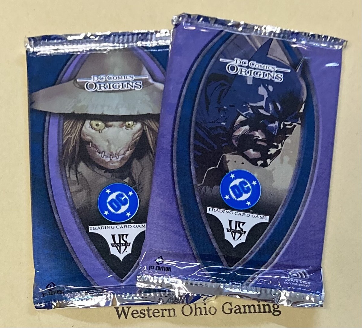 Vs System TCG 2 x DC Comics Origins 1st Edition Booster Pack NEW CCG Vs System TCG 2 x DC Comics Origins 1st Edition Booster Pack NEW CCG