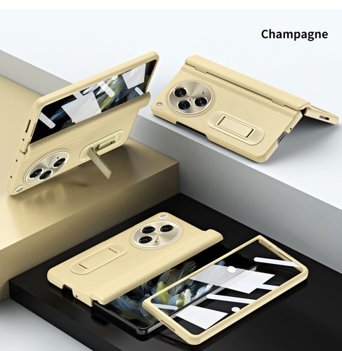 Luxury Leather Full Protection Hinge shockproof stand case For OnePlus Open - Picture 25 of 25