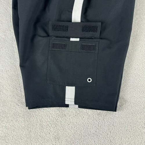 Nike Racer Mens 9" Lined Volley Shorts Swim Trunks NESSA564-001 Black/Grey NEW - Picture 5 of 6