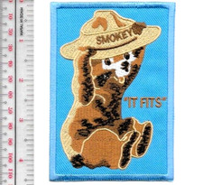 Smokey the Bear USFS Smokey Junior Tries a Ranger Hat It fits vel NO TARIFF