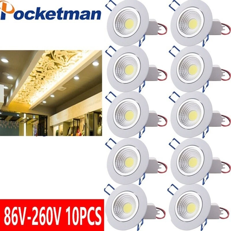 3/5/7W COB LED Recessed Ceiling Light Dimmable Downlight Spotlight LED Light - Image 2 of 4