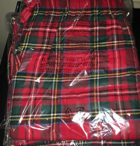 NEW Old Navy Printed Flannel Pajama Pants for Women LT Red Tartan Plaid NWT - Picture 10 of 14