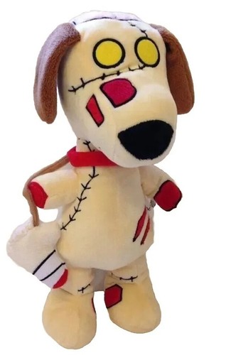 Brandneu mit Etikett! DIE ANIMAZOMBS - BRUNO DER HUND - ZOMBIETIER WEICH, PLÜSCHKUSCHELTIER 12 ZOLL - Bild 1 von 6