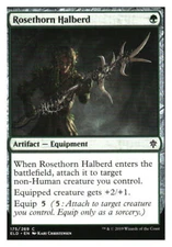 Rosethorn Halberd Throne of Eldraine MTG - NM+ *Mythic Relics*