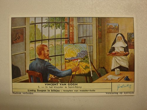 Tarjetas coleccionables Liebig; 3 juegos 1959 (historia de Polonia, pescado no comestible, Van Gogh) - Imagen 21 de 24