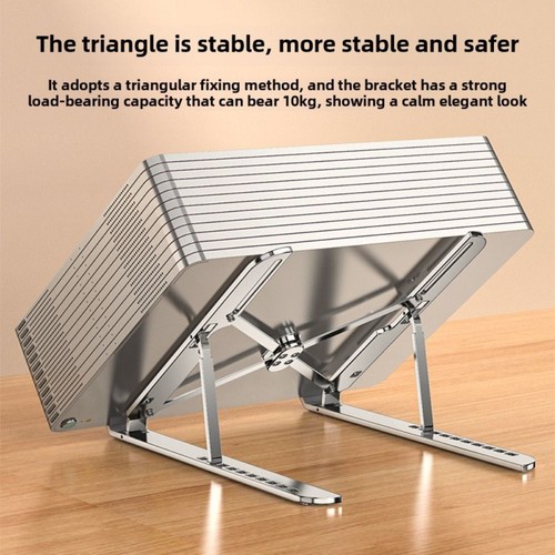 Adjustable Laptop Stand Foldable Tablet Stand Notebook Cooling Bracket Office - Afbeelding 3 van 12