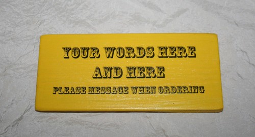 Wild West Style Personalised Sign Plaque Gift Home Den Birthday Indoor Outdoor - Picture 71 of 74