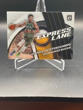 2021-22 Optic Basketball Giannis Antetokounmpo Express Lane Insert #3 Bucks