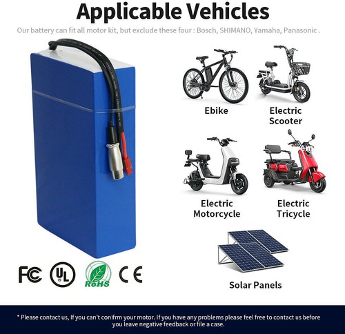 24V/36V/48V/52V/60V/72V Lithium Ebike Scooter Battery Li-Ion e-bike Battery Pack - Picture 8 of 18