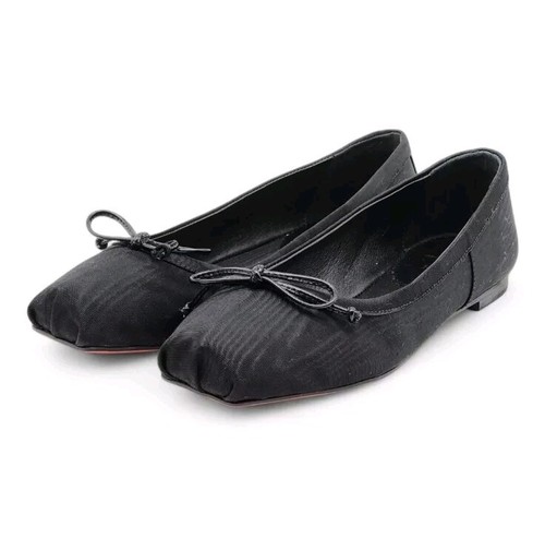 $795 Christian Louboutin MAMADRAGUE Silk Fabric Ballerina Flat Shoes 41 US 10