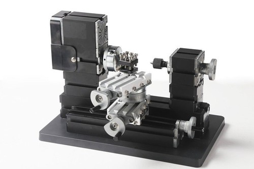 60W DIY Mini Metal Rotating Lathe DIY Tools Metalworking Woodworking lathe - Picture 2 of 3