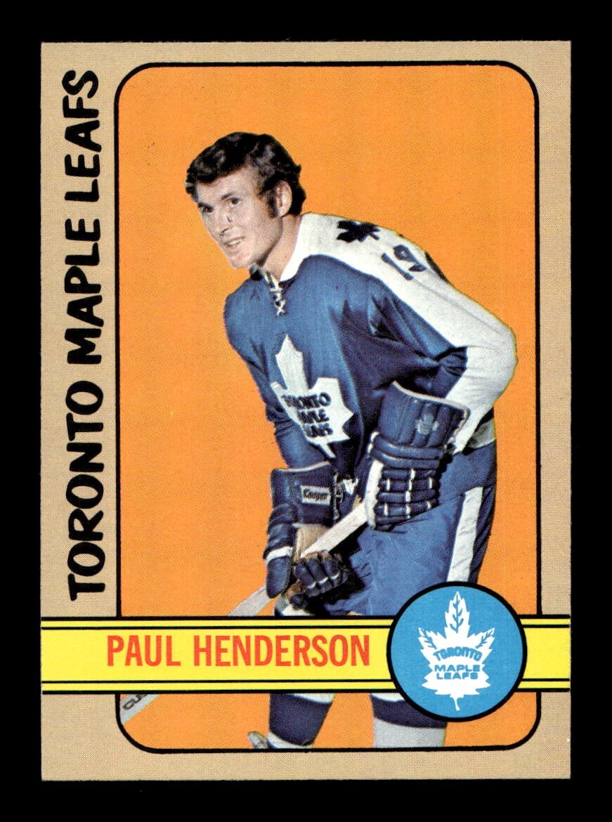 1972 73 Topps #73 Paul Henderson Maple Leafs NEAR MINT *z3
