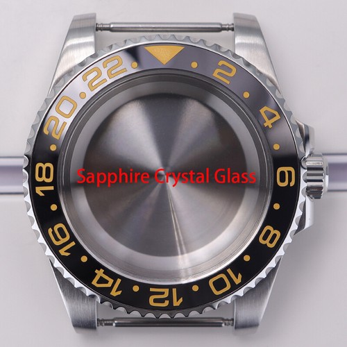 Luxury 40mm nh35 SUB Watch Case Ceramic Bezel Sapphire Glass For SUB 28.5mm Dial - Picture 24 of 32