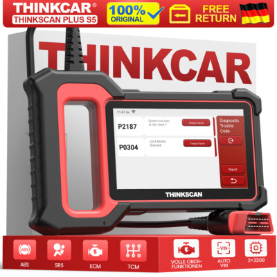 2026 THINKSCAN Plus S5 Profi KFZ OBD2 Diagnosegerät Auto Scanner ABS ECM TCM SRS