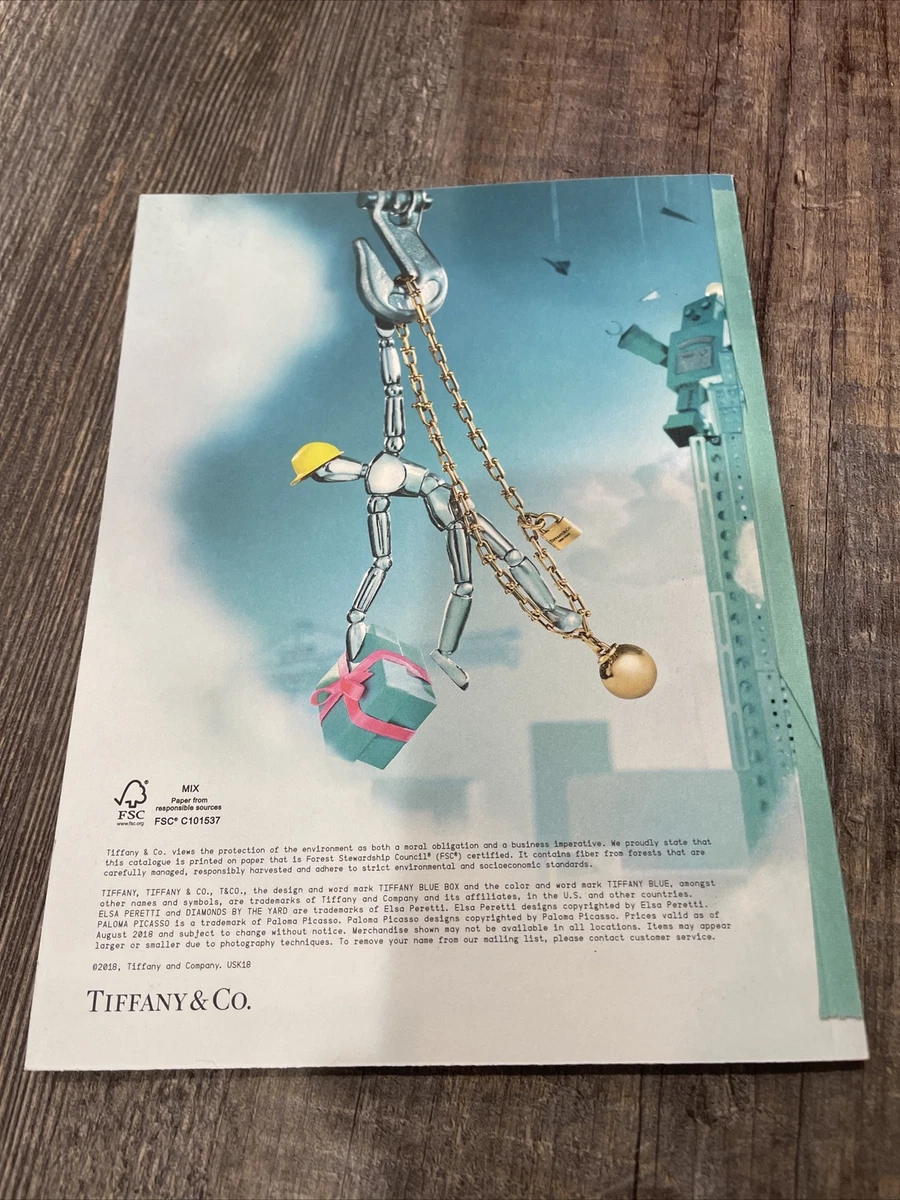 2018 Tiffany Co. The Holidays Made By Tiffany Catalog New