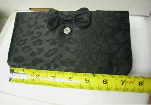 KAY UNGER Formal Black Brocade Evening Clutch NEW ..Free Shipping - Picture 2 of 7