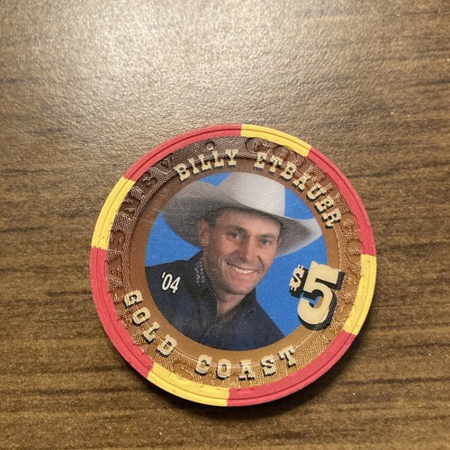 $5 gold coast rodeo billy etbauer rare las vegas nevada casino chip | eBay