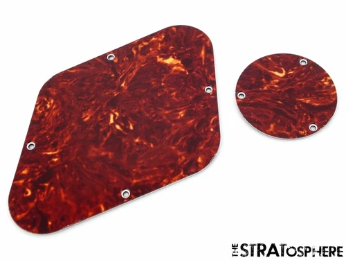 * NEW Brown Tortoise REAR CONTROL PLATES for Gibson USA Les Paul Standard 3 Ply