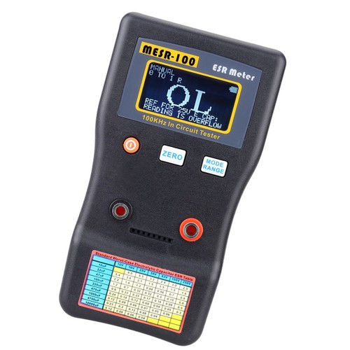 MESR-100 Capacitor Tester Ohm Meter Professional Measuring Internal Q1T7 - Picture 8 of 12
