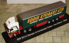 ERF EC14 OLYMPIC & CURTAINSIDE TRAILER - ANN EILEEN - EDDIE STOBART  -  1:76