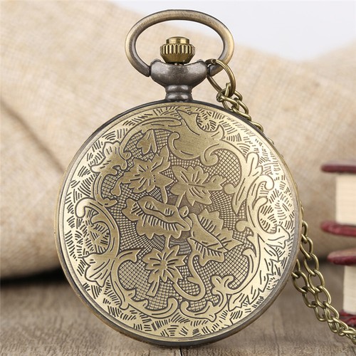 Antique Style Legend Hero Men Women Quartz Pocket Watch Necklace Chain Gift - Picture 2 of 8