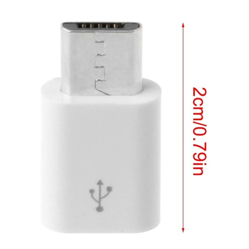 USB C Female to USB Male Adapter Type C to Micro USB Charger Adapter for Phone - 第 4/7 張圖片