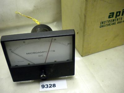 API Instruments Meter MicroAmperes DC 0-20 603K
