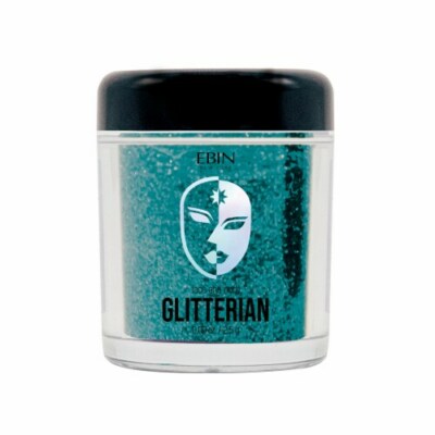 NEW Ebin Glitterian Face and Body Glitter CBG05 Medusa (Green Sparkle, Sealed)